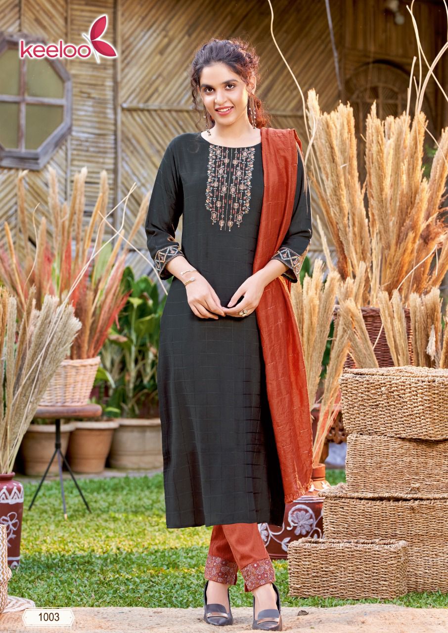 Koodee Bitu 1 New Fancy Exclusive Wear Kurti Pant With Dupatta Readymade Collection